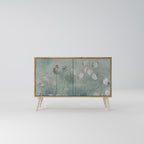 NIGHT LADY Aparador de 2 Portas em Efeito Carvalho