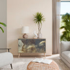 GENTLE POWER Aparador de 2 Portas em Efeito Carvalho