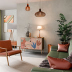 PASTEL DESTINY Aparador de 2 Portas em Efeito Carvalho