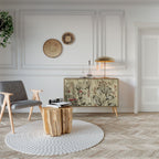 HERBAL GRACE Aparador de 2 Portas em Efeito Carvalho