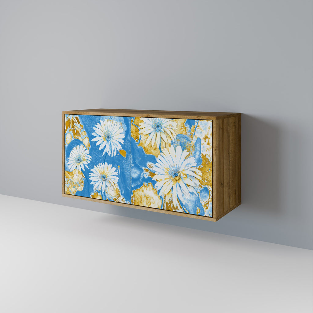 DAISY LUXE Aparador de 2 Portas em Efeito Carvalho