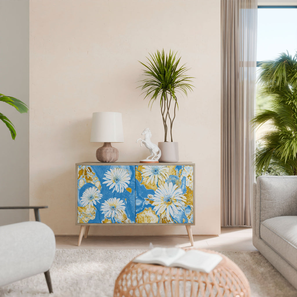 DAISY LUXE Aparador de 2 Portas em Efeito Carvalho