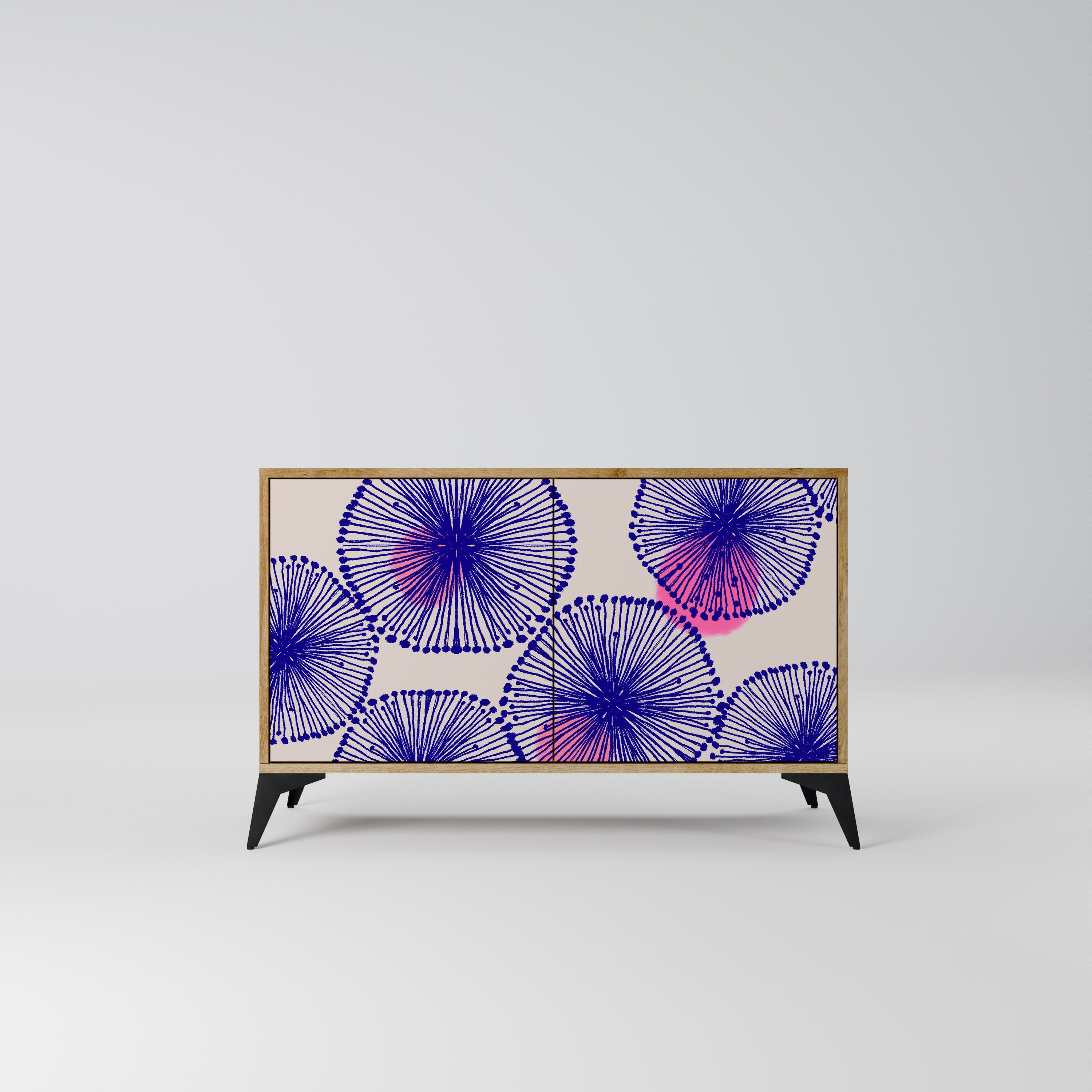 MAGIC NATURE Aparador de 2 Portas em Efeito Carvalho