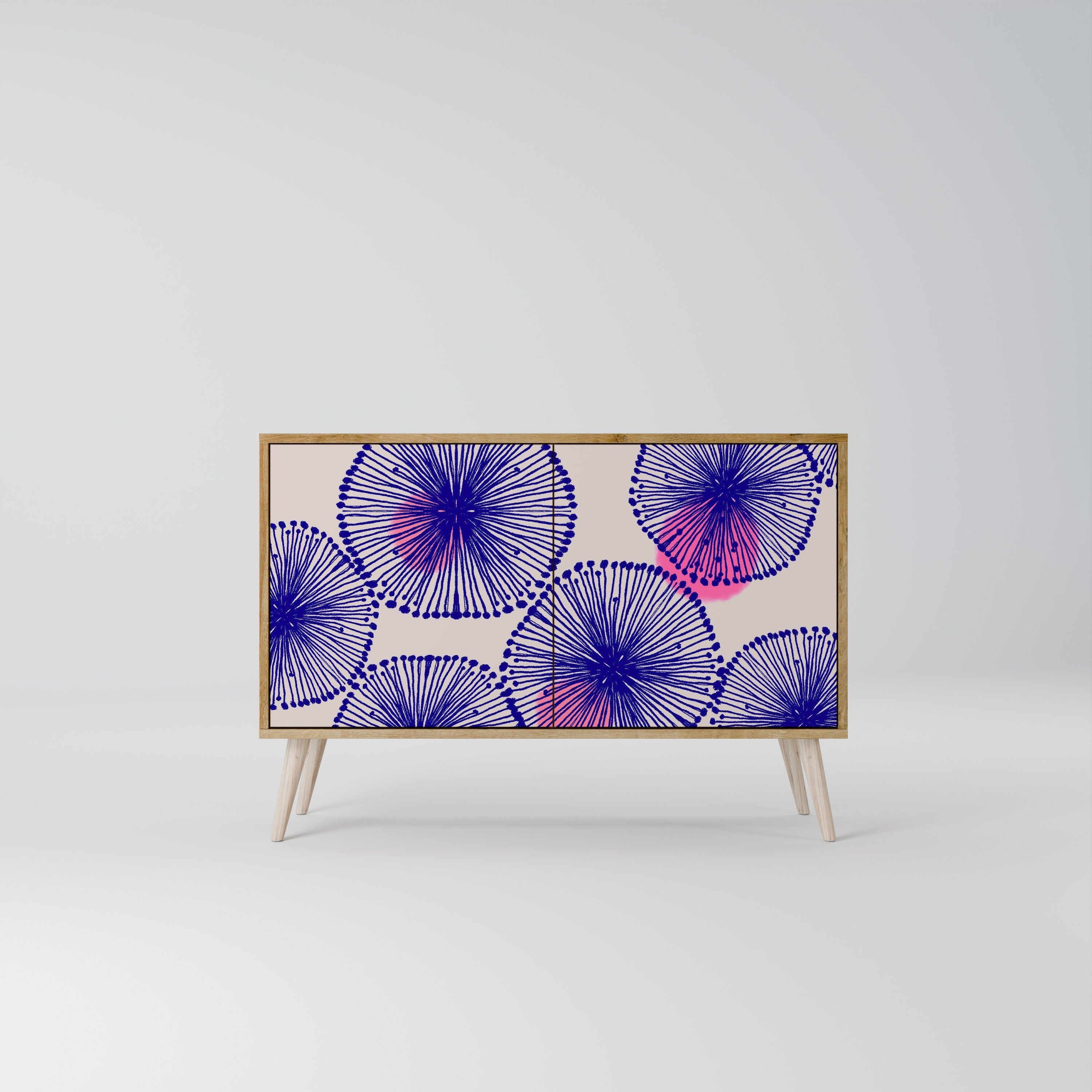 MAGIC NATURE Aparador de 2 Portas em Efeito Carvalho