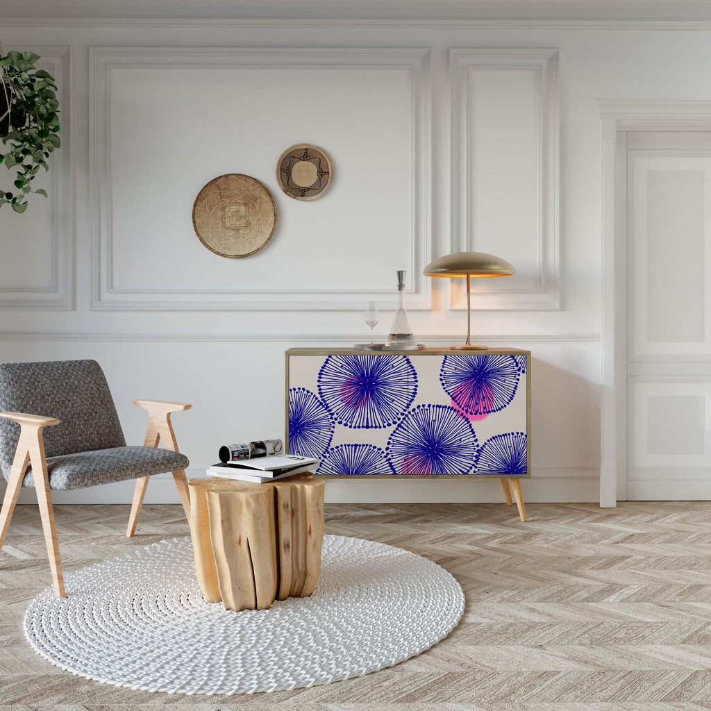 MAGIC NATURE Aparador de 2 Portas em Efeito Carvalho