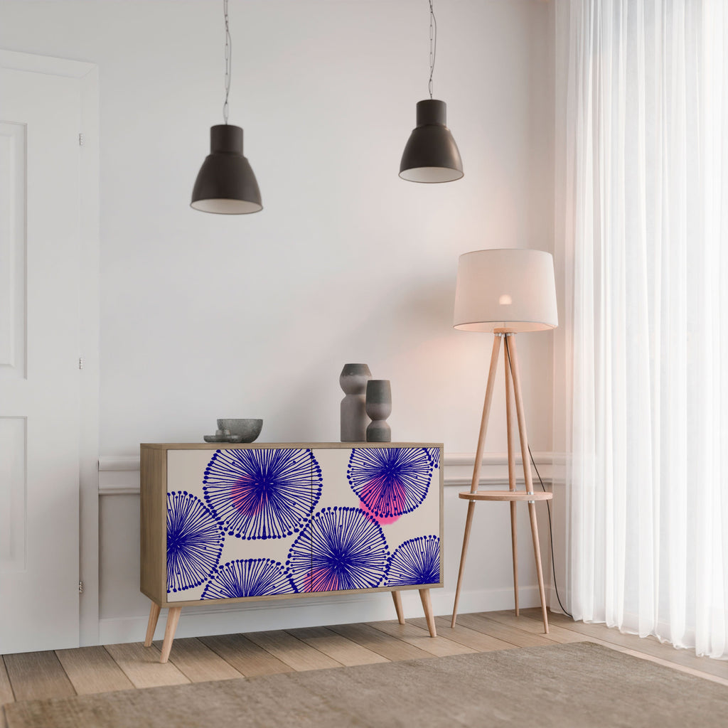 MAGIC NATURE Aparador de 2 Portas em Efeito Carvalho