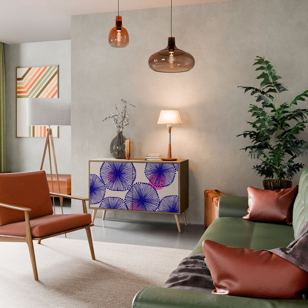 MAGIC NATURE Aparador de 2 Portas em Efeito Carvalho