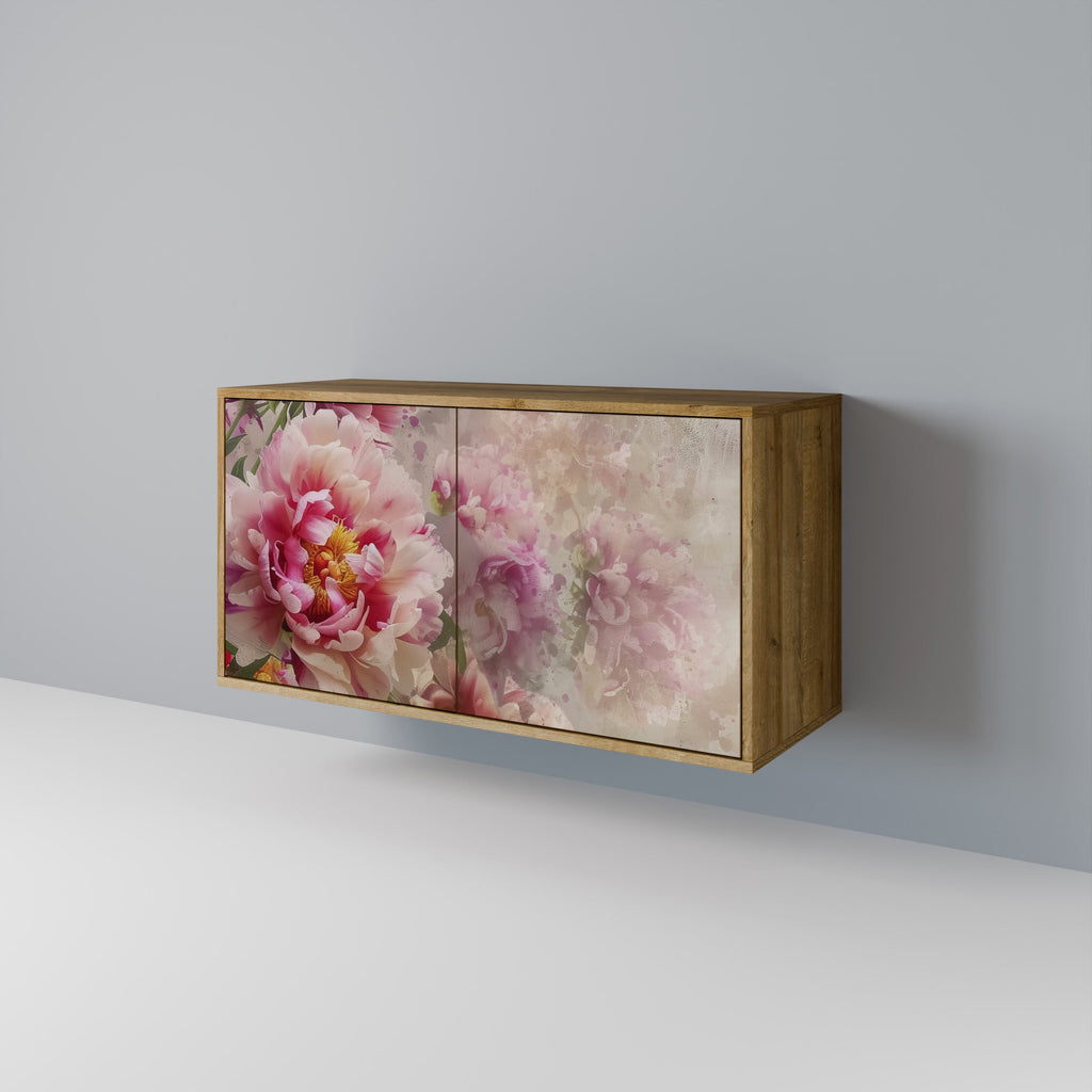 PEONY WHISPER Aparador de 2 Portas em Efeito Carvalho