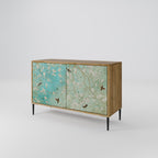 BLOOMING CHARM Aparador de 2 Portas em Efeito Carvalho