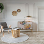 SOFTEN POPPY Aparador de 2 Portas em Efeito Carvalho