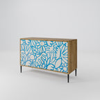 BLOOMY MORNING Aparador de 2 Portas em Efeito Carvalho