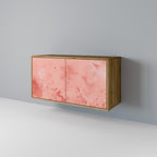 CRANE DANCE Aparador de 2 Portas em Efeito Carvalho