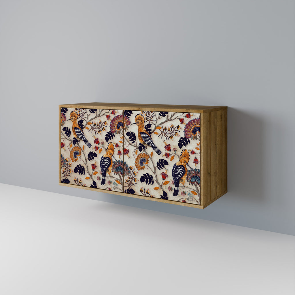 EMINENT HOOPOE Aparador de 2 Portas em Efeito Carvalho