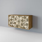 ALMONDINE SONGBIRD Aparador de 2 Portas em Efeito Carvalho