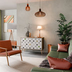 CATS COMPILATION Aparador de 2 Portas em Efeito Carvalho