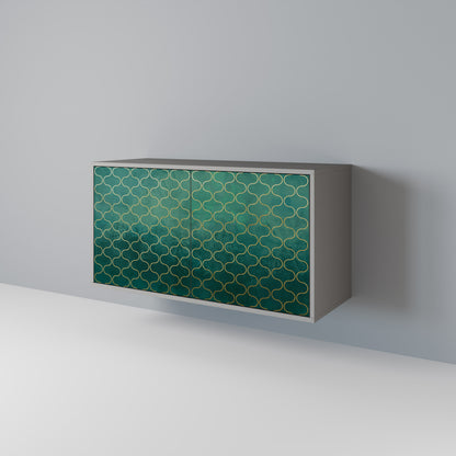 TESSELATED GREENERY Aparador de 2 Portas