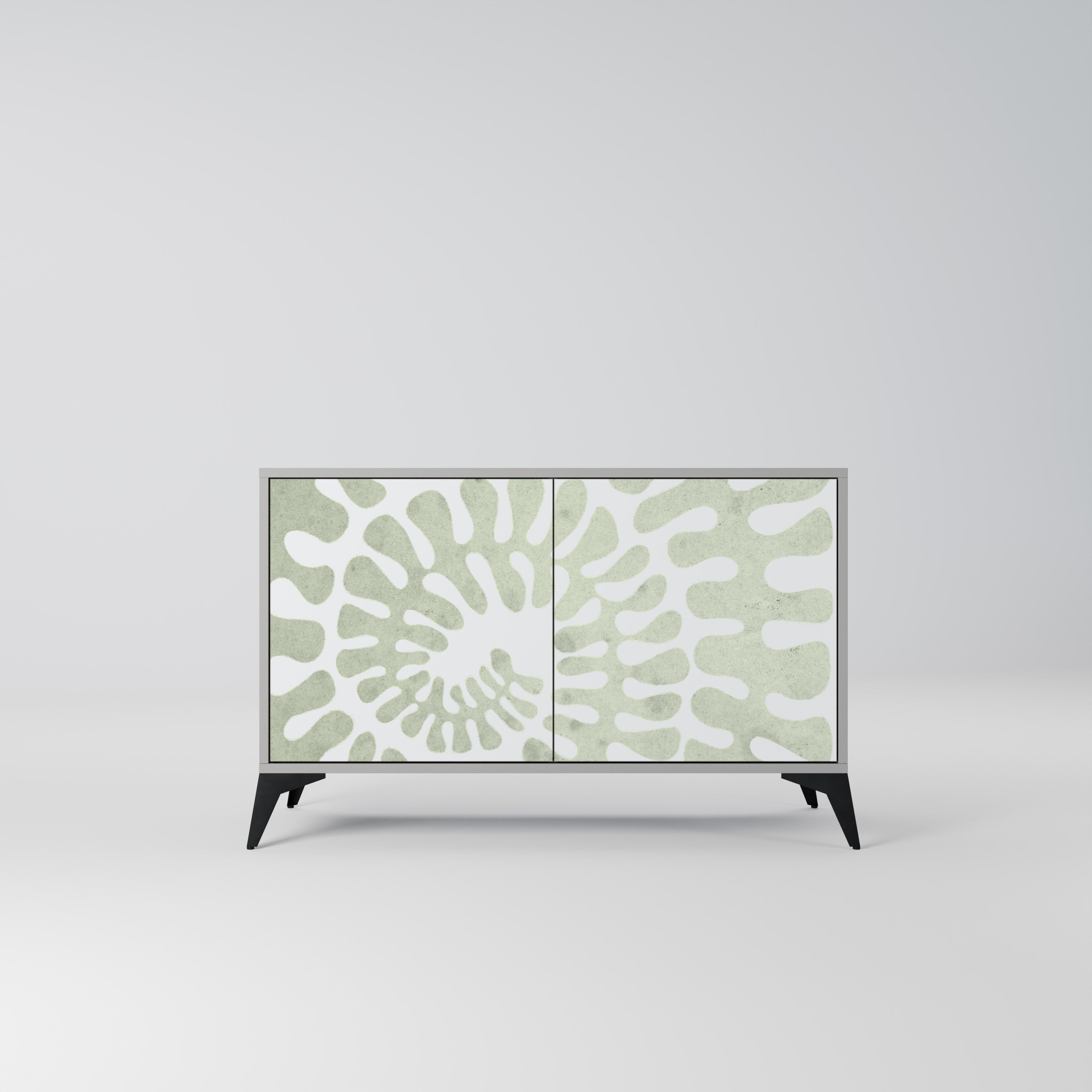 HELIX DANCE Aparador de 2 Portas em Acabamento Cinzento