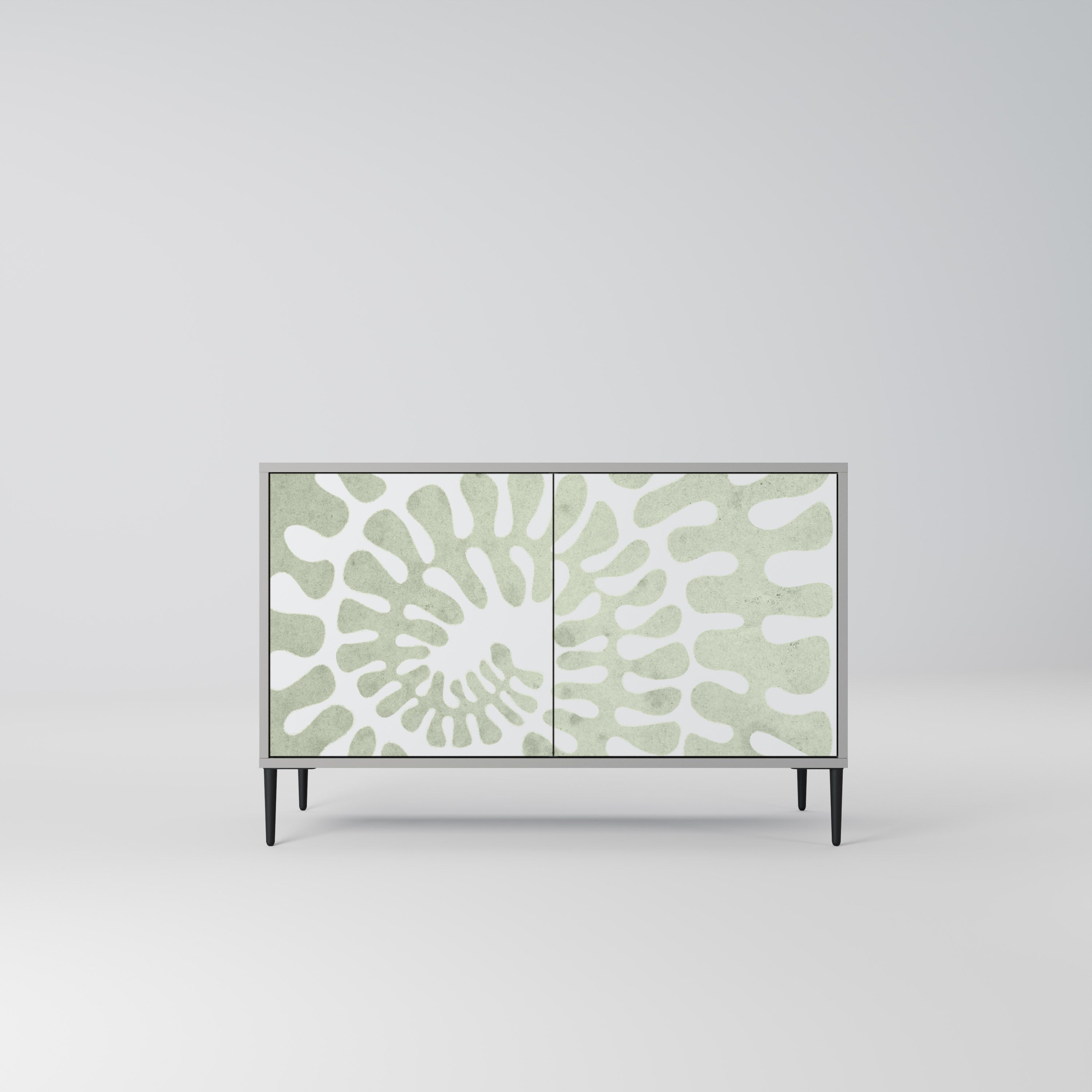 HELIX DANCE Aparador de 2 Portas em Acabamento Cinzento