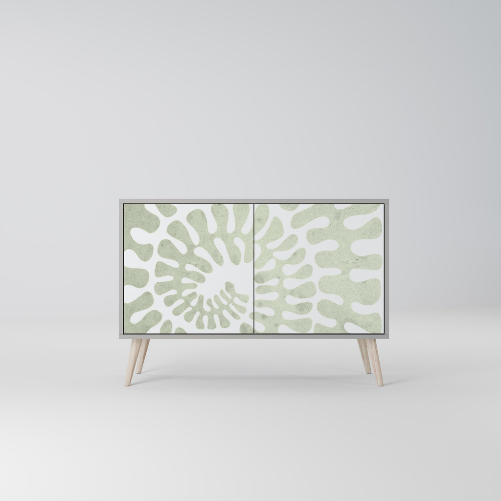 HELIX DANCE Aparador de 2 Portas em Acabamento Cinzento