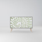 HELIX DANCE Aparador de 2 Portas em Acabamento Cinzento