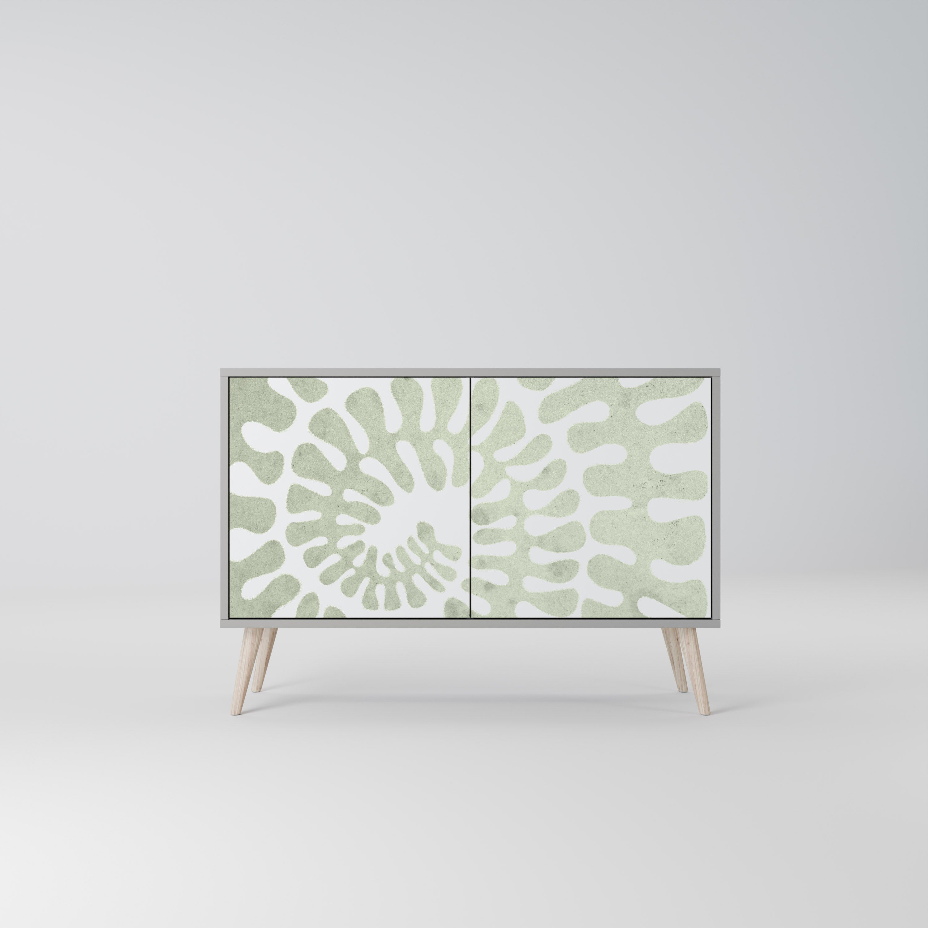 HELIX DANCE Aparador de 2 Portas em Acabamento Cinzento