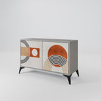 SPACE AROUND 2-Door Sideboard in Grey Finish