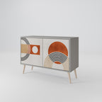 SPACE AROUND 2-Door Sideboard in Grey Finish