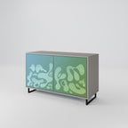 IRREGULAR BLUE 2-Door Sideboard in Grey Finish