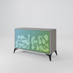 IRREGULAR BLUE 2-Door Sideboard in Grey Finish