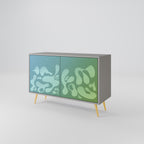 IRREGULAR BLUE 2-Door Sideboard in Grey Finish