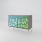 IRREGULAR BLUE 2-Door Sideboard in Grey Finish