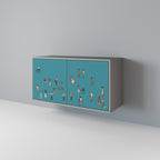 COLLECTIVE STREAM 2-Door Sideboard in Grey Finish