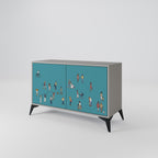 COLLECTIVE STREAM 2-Door Sideboard in Grey Finish