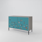 COLLECTIVE STREAM 2-Door Sideboard in Grey Finish