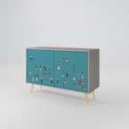 COLLECTIVE STREAM 2-Door Sideboard in Grey Finish