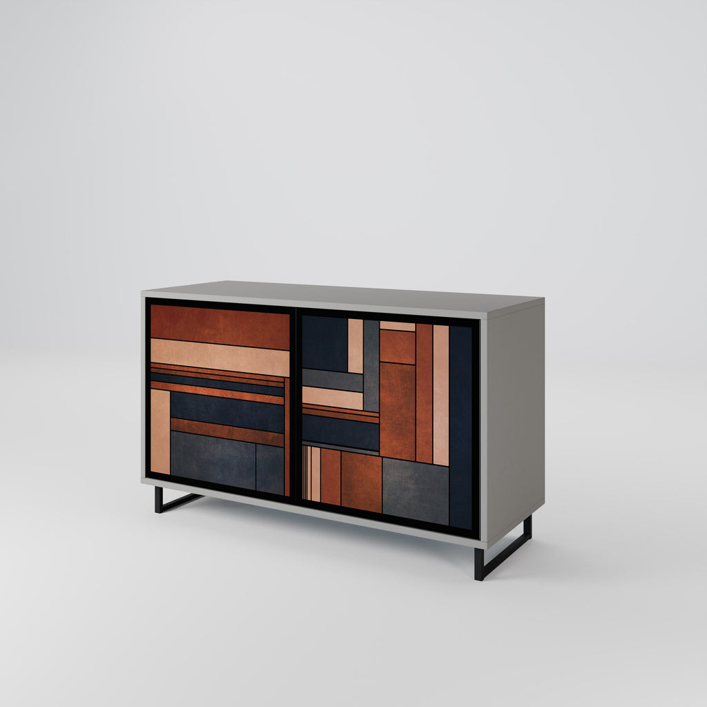 INTREPID FORMATION 2-Door Sideboard in Grey Finish