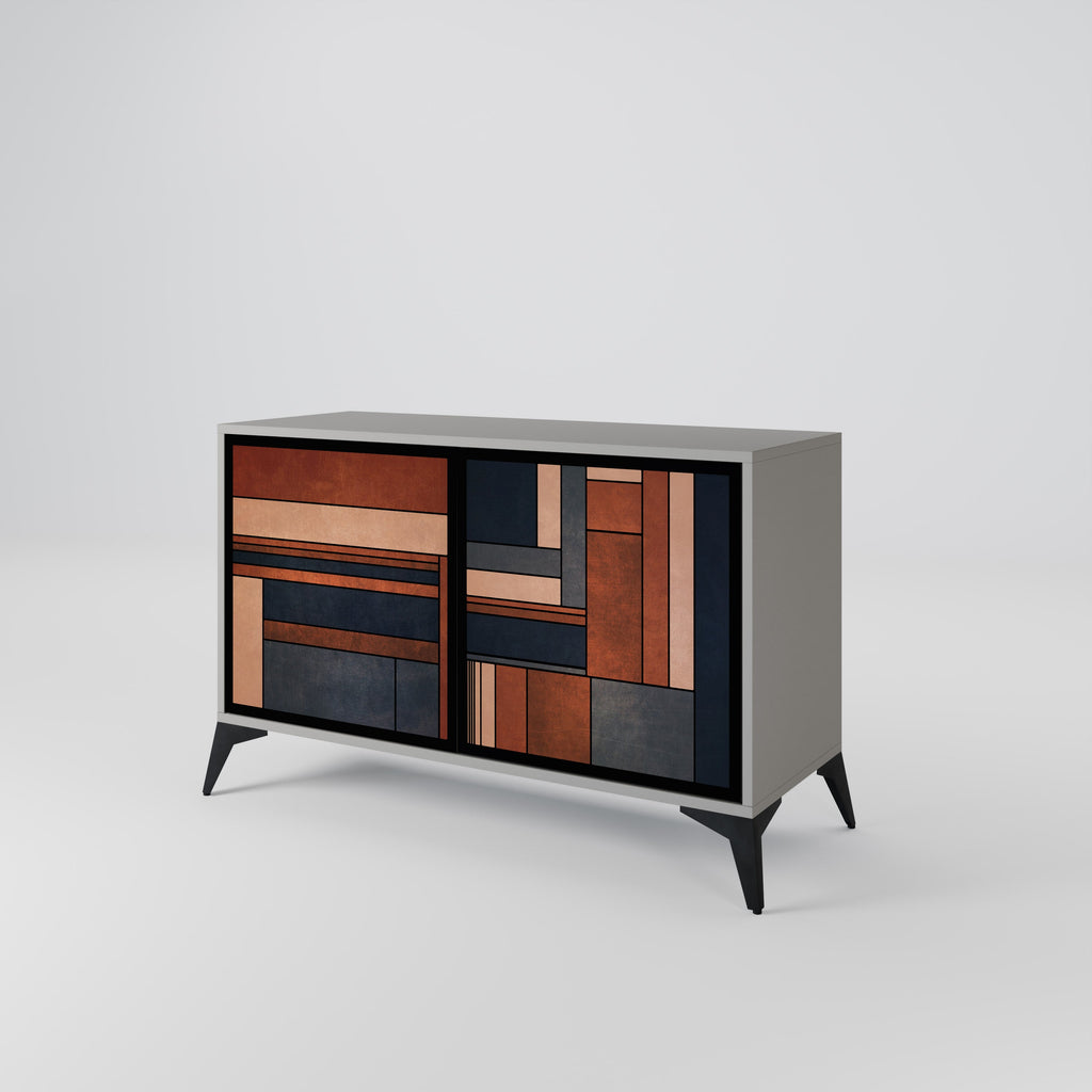 INTREPID FORMATION 2-Door Sideboard in Grey Finish