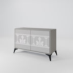THAI GRAY 2-Door Sideboard in Grey Finish