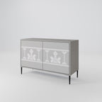 THAI GRAY 2-Door Sideboard in Grey Finish