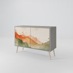 WATERCOLOUR PEAKS 2-Door Sideboard in Grey Finish