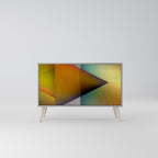 PIERCING SHARPNESS Aparador de 2 Portas em Acabamento Cinzento