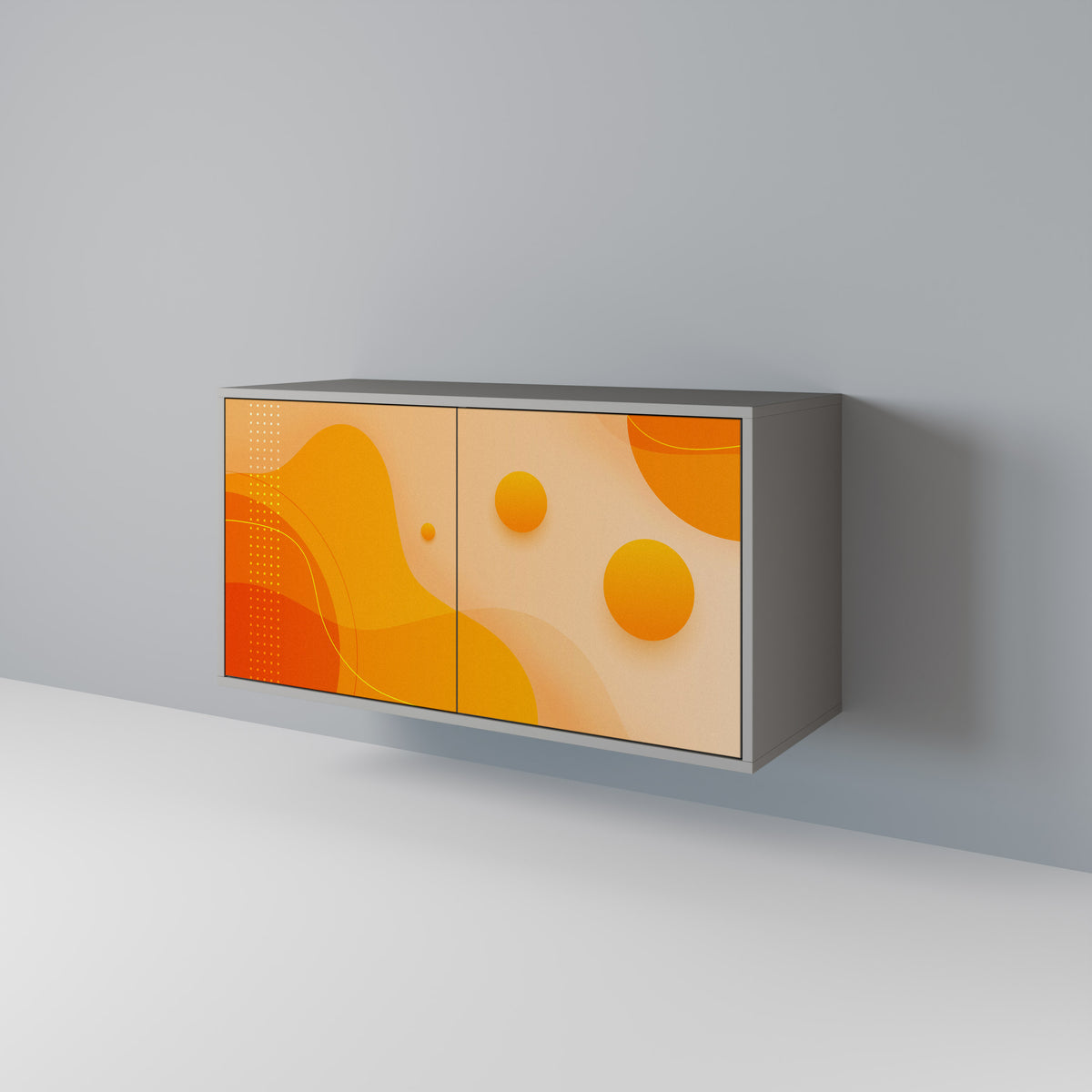 ORANGE ARRANGEMENT Aparador de 2 Portas