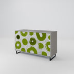 GREEN RHAPSODY 2-Door Sideboard in Grey Finish