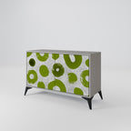 GREEN RHAPSODY 2-Door Sideboard in Grey Finish