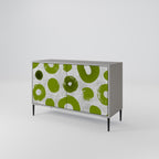 GREEN RHAPSODY 2-Door Sideboard in Grey Finish