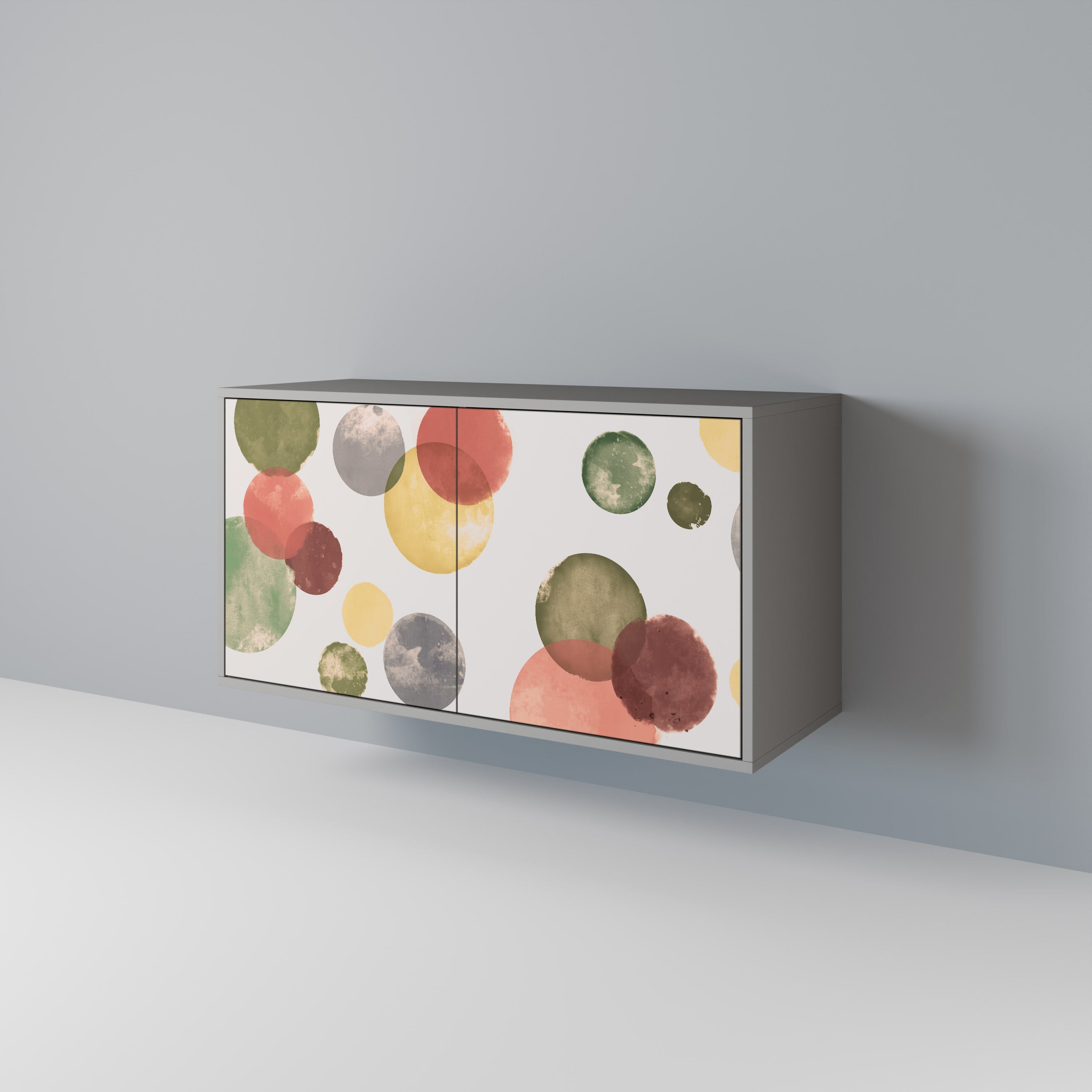 FLEETING HAPPINESS 2-Door Sideboard in Grey Finish