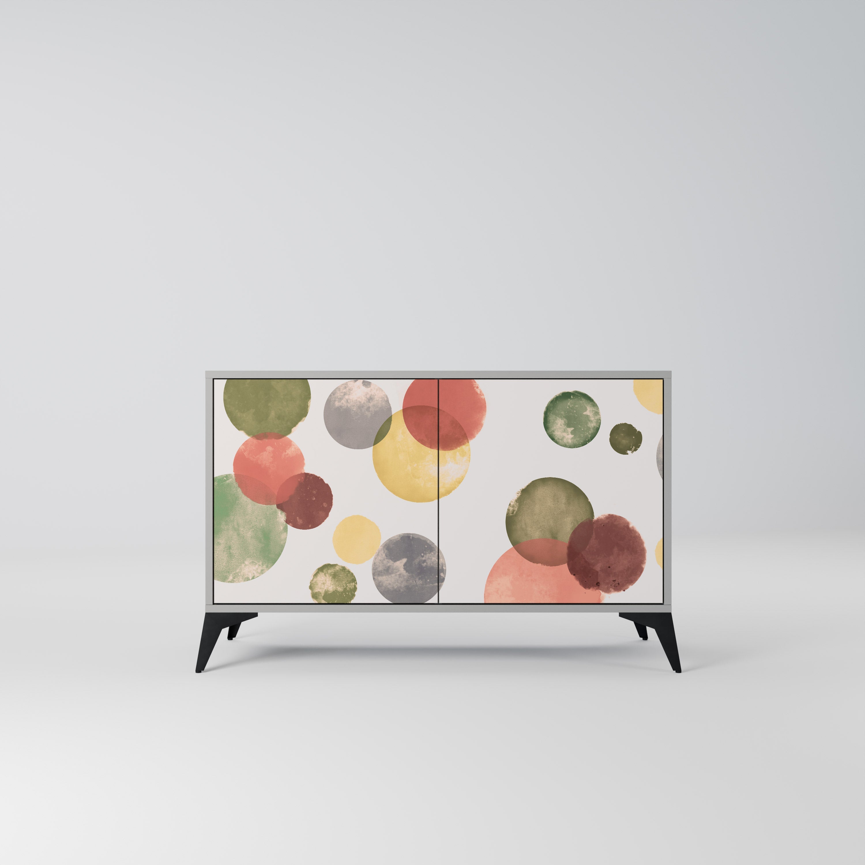 FLEETING HAPPINESS Aparador de 2 Portas em Acabamento Cinzento