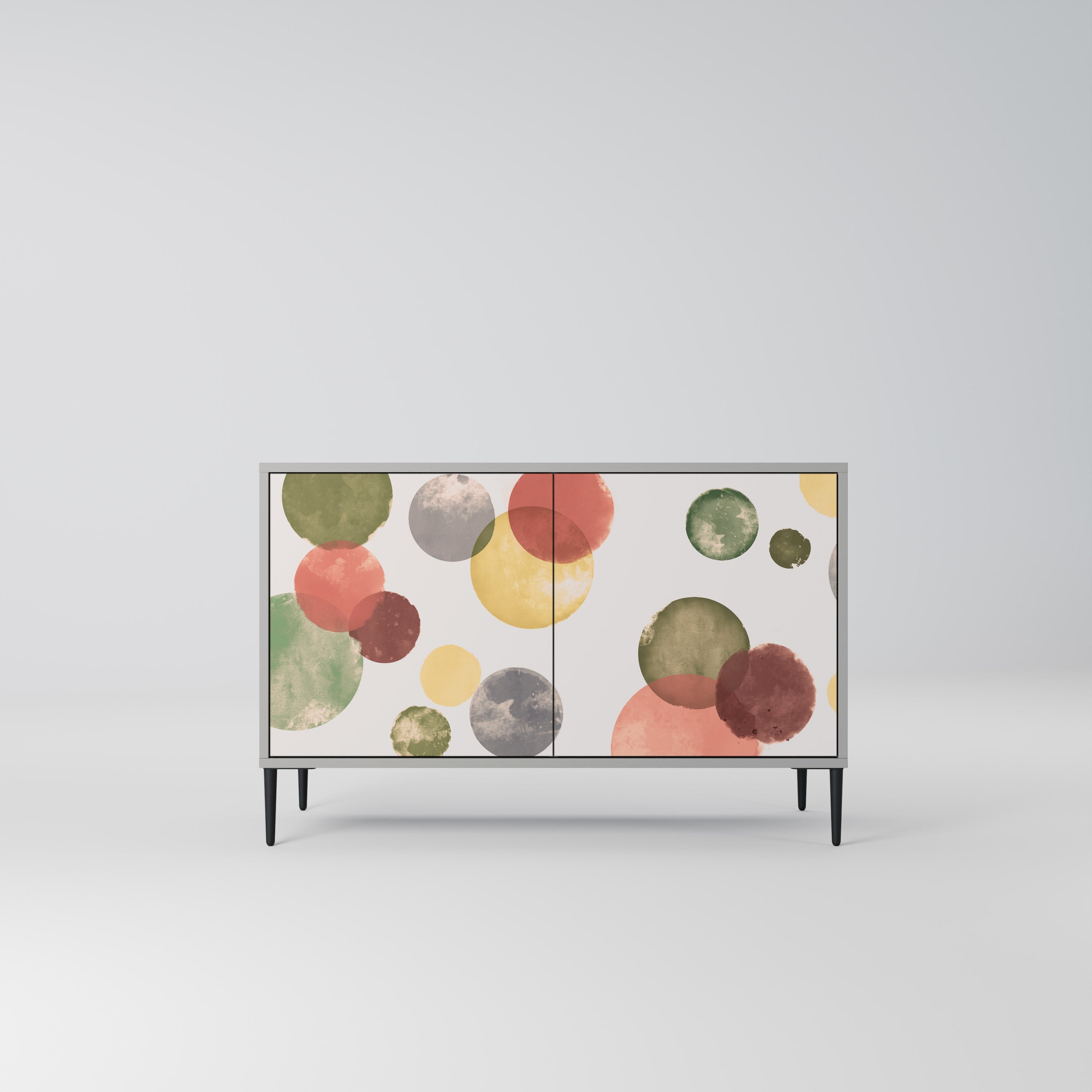 FLEETING HAPPINESS Aparador de 2 Portas em Acabamento Cinzento