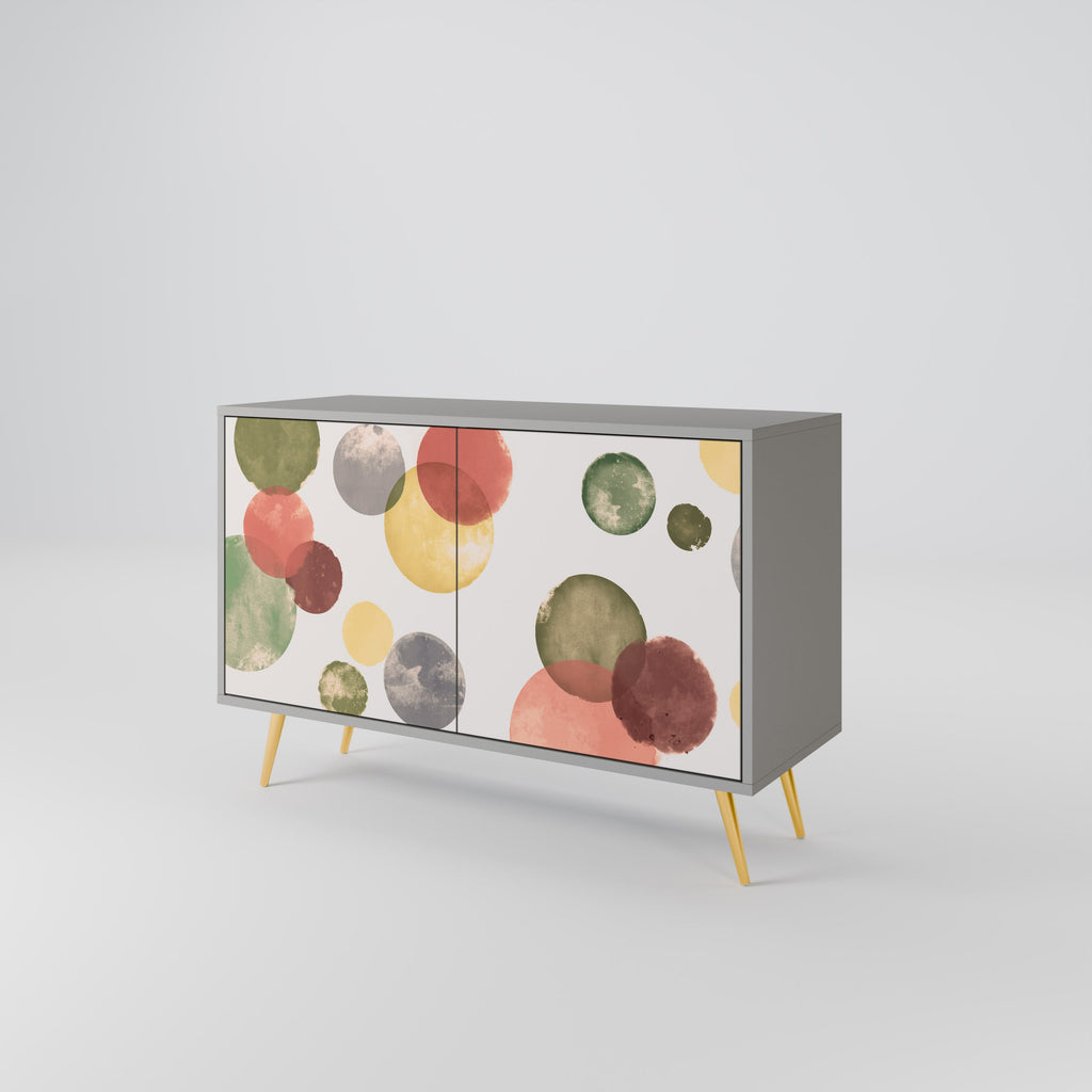 FLEETING HAPPINESS 2-Door Sideboard in Grey Finish