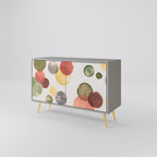 FLEETING HAPPINESS 2-Door Sideboard in Grey Finish